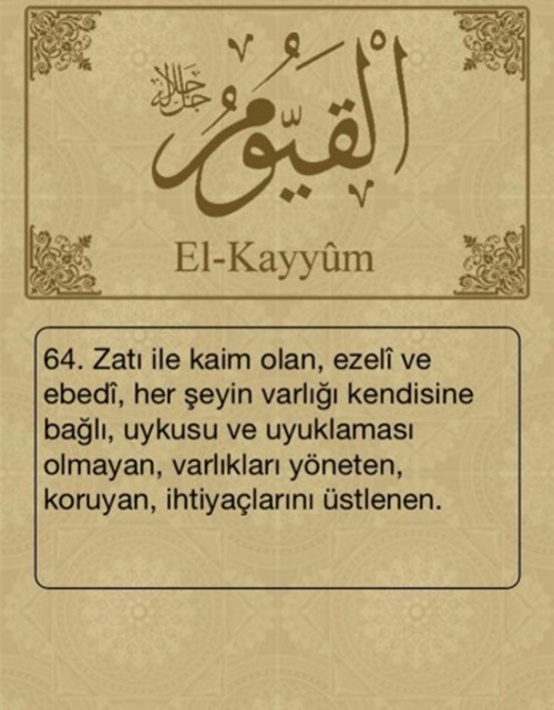 Foto - Esma-ül Hüsna