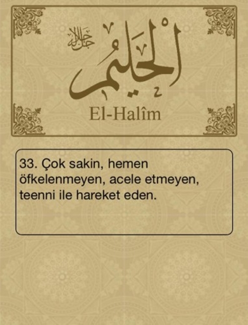 Foto - Esma-ül Hüsna