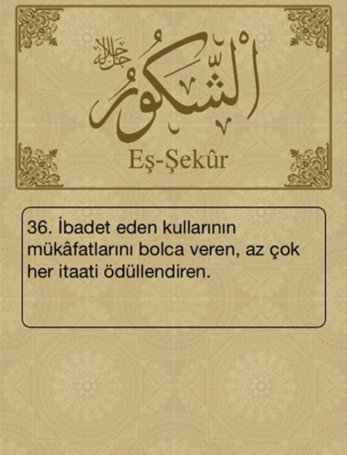 Foto - Esma-ül Hüsna