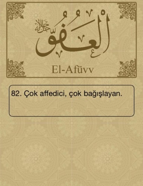 Foto - Esma-ül Hüsna