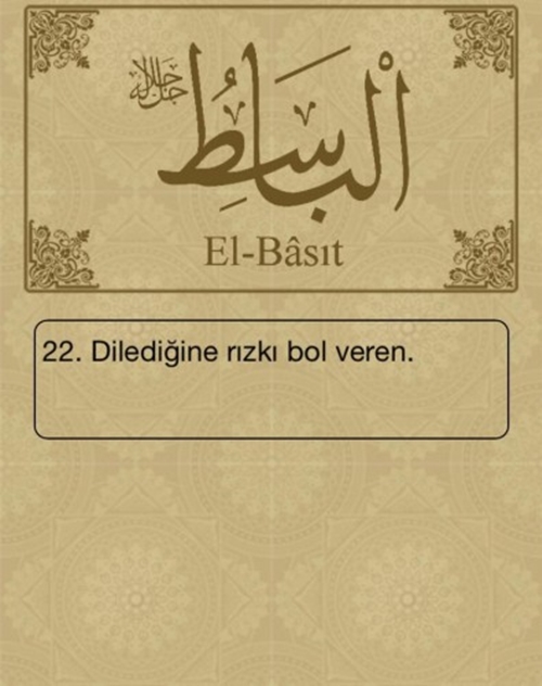 Foto - Esma-ül Hüsna