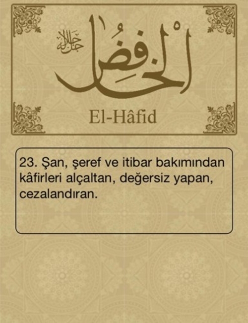 Foto - Esma-ül Hüsna