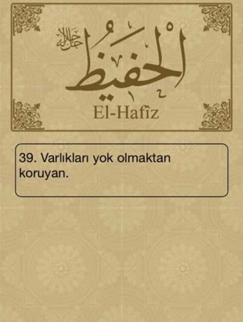 Foto - Esma-ül Hüsna