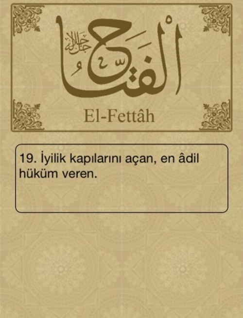 Foto - Esma-ül Hüsna