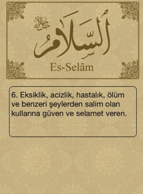 Foto - Esma-ül Hüsna