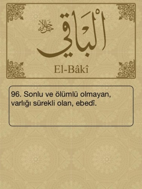 Foto - Esma-ül Hüsna