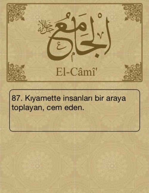 Foto - Esma-ül Hüsna