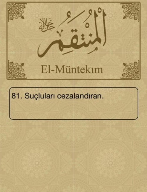 Foto - Esma-ül Hüsna