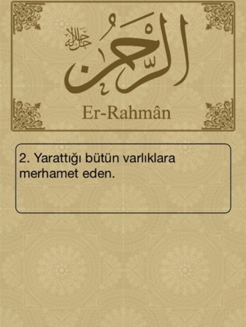 Foto - Esma-ül Hüsna