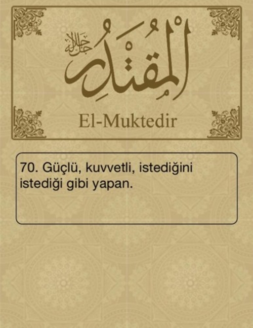 Foto - Esma-ül Hüsna