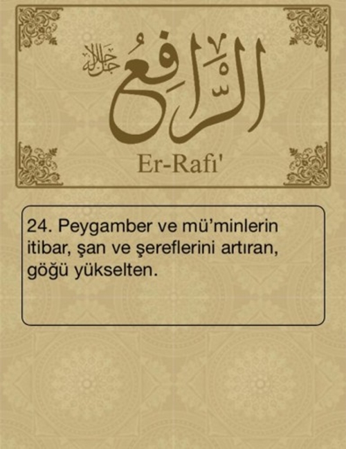 Foto - Esma-ül Hüsna