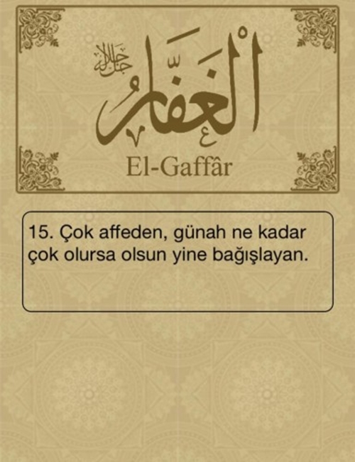 Foto - Esma-ül Hüsna