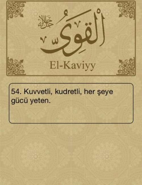 Foto - Esma-ül Hüsna