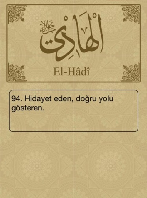 Foto - Esma-ül Hüsna