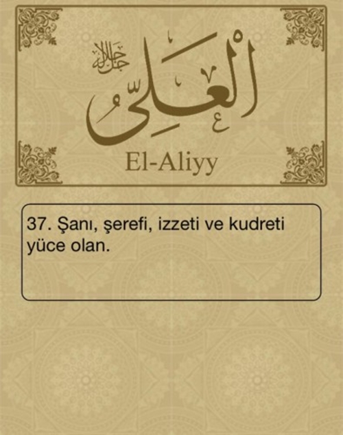 Foto - Esma-ül Hüsna