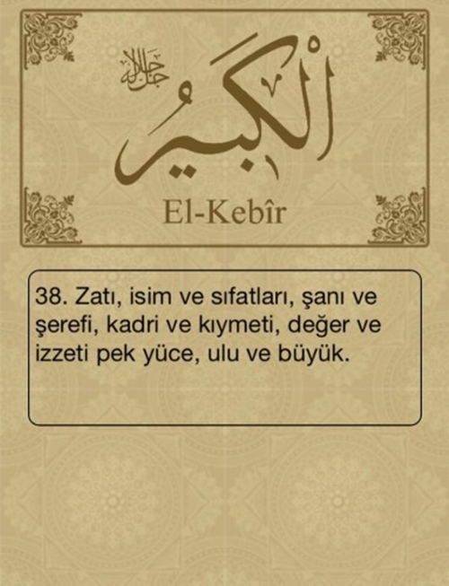 Foto - Esma-ül Hüsna