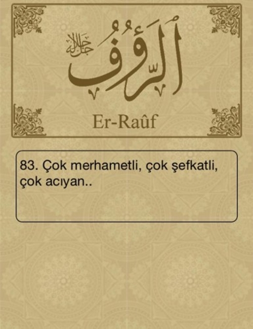 Foto - Esma-ül Hüsna