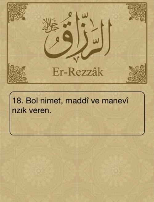 Foto - Esma-ül Hüsna