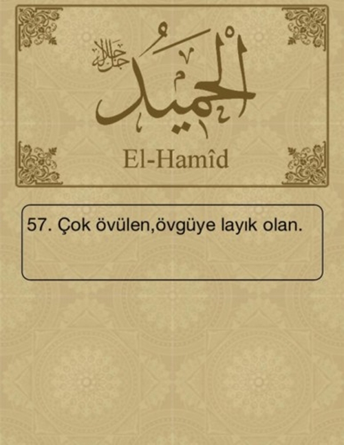 Foto - Esma-ül Hüsna