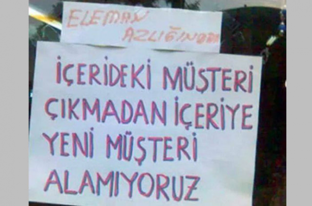 Foto - Esnaf eli değmiş güldüren yazılar