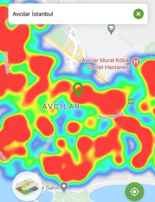 Foto - Etkili olmaya başladı... İşte ilçe ilçe İstanbul koronavirüs haritası