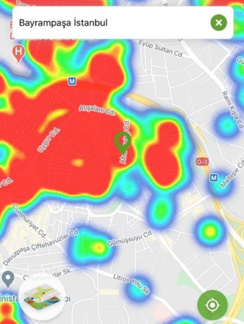 Foto - Etkili olmaya başladı... İşte ilçe ilçe İstanbul koronavirüs haritası