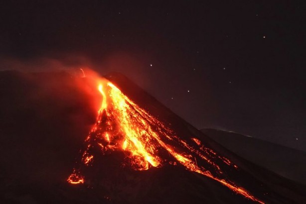 Foto - Etna Yanardağı yine patladı! Görsel şölen oluştu
