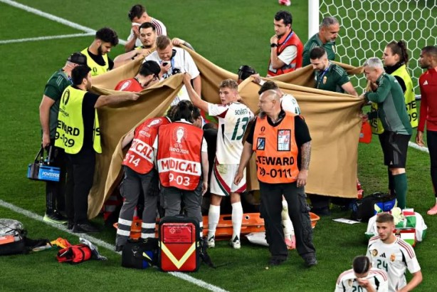 Foto - EURO 2024'te korkutan olay! Etrafını battaniyeyle kapattılar