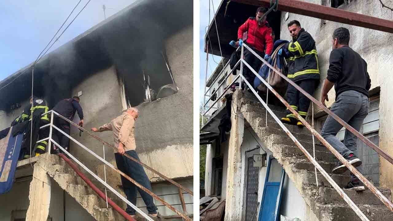 Foto - Ev alevlere teslim oldu! Yangın sonrası bir erkek cesedi bulundu!