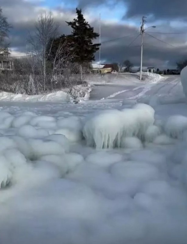 Foto - Ev bile buz tuttu! ABD felaketi yaşıyor
