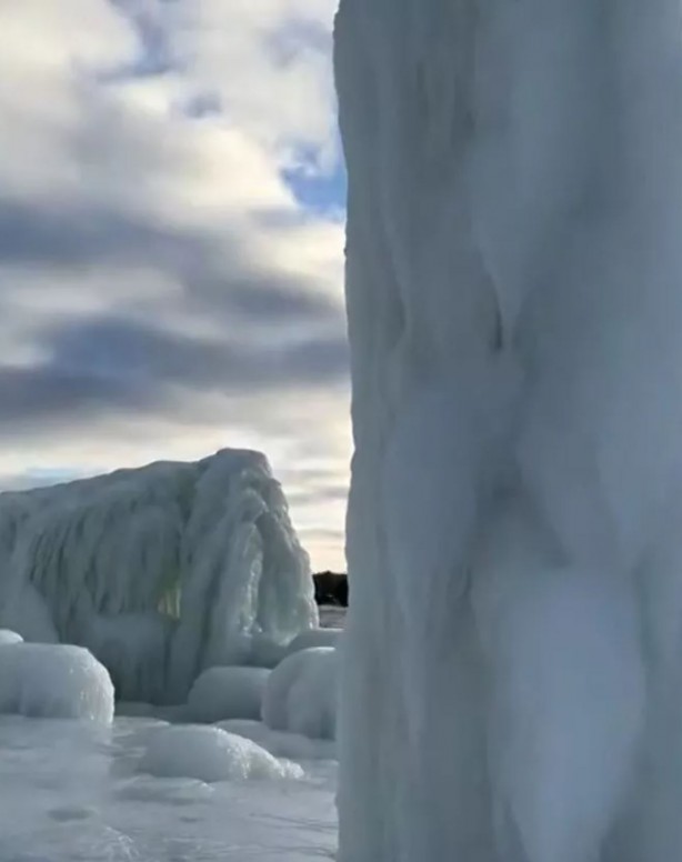 Foto - Ev bile buz tuttu! ABD felaketi yaşıyor