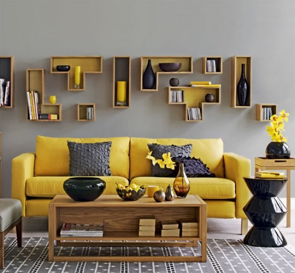 Foto - Ev dekorasyonunda hardal tonları nasıl kullanılır? 