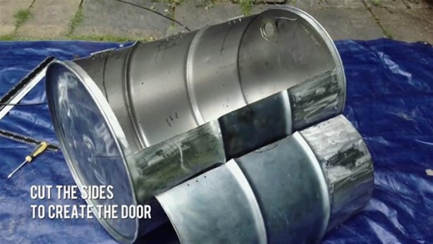 Foto - Evdeki boş varilden bakın ne yaptı!