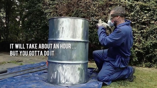 Foto - Evdeki boş varilden bakın ne yaptı!