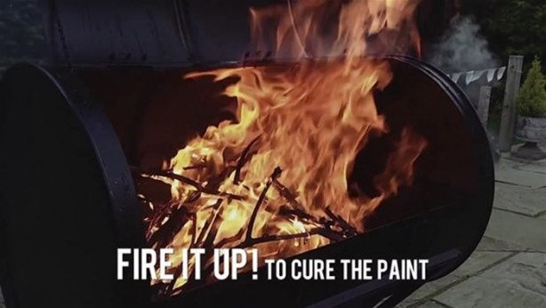 Foto - Evdeki boş varilden bakın ne yaptı!