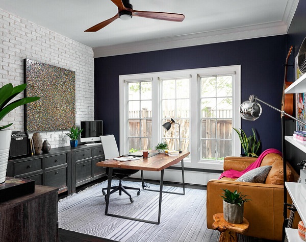 Foto - Evden çalışanlar için çalışma odası tasarım fikirleri