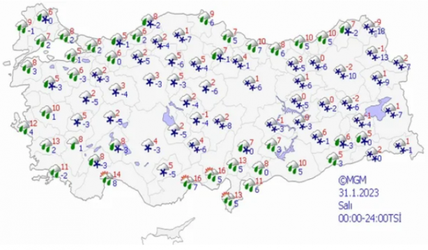 Foto - Evden çıkacaklar aman dikkat! İstanbul'a kar geliyor