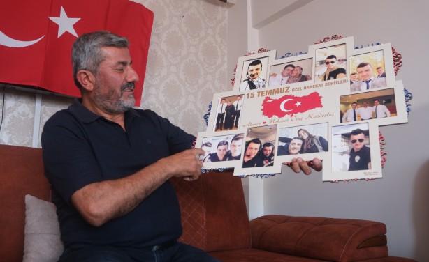 Foto - ‘Evlatsız yaşarım ama vatansız yaşayamam’ 15 temmuz şehidi ikiz polislerin babası duygulandırdı
