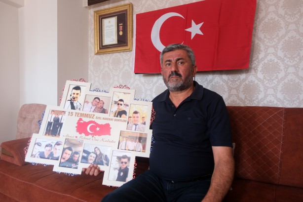 ‘Evlatsız yaşarım ama vatansız yaşayamam’ 15 temmuz şehidi ikiz polislerin babası duygulandırdı