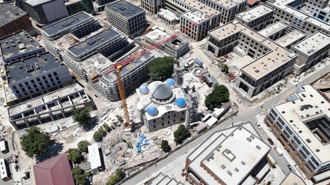 Eylülde ibadete açılacak Yeni cami’de restorasyonda sona yaklaşıldı