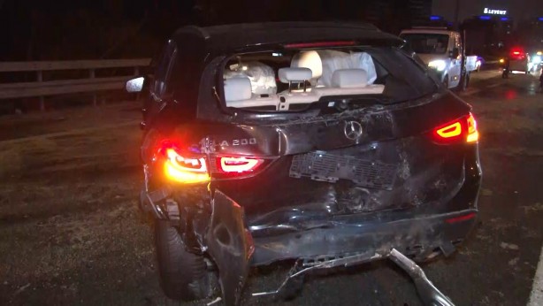 Foto - Eyüpsultan TEM Otoyolu’nda zincirleme trafik kazası! Uzun kuyruklar oluştu