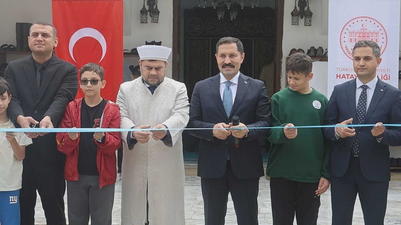 Foto - Ezanlar yeniden yükseliyor! Hatay'da 136'ncı cami dualarla ibadete açıldı