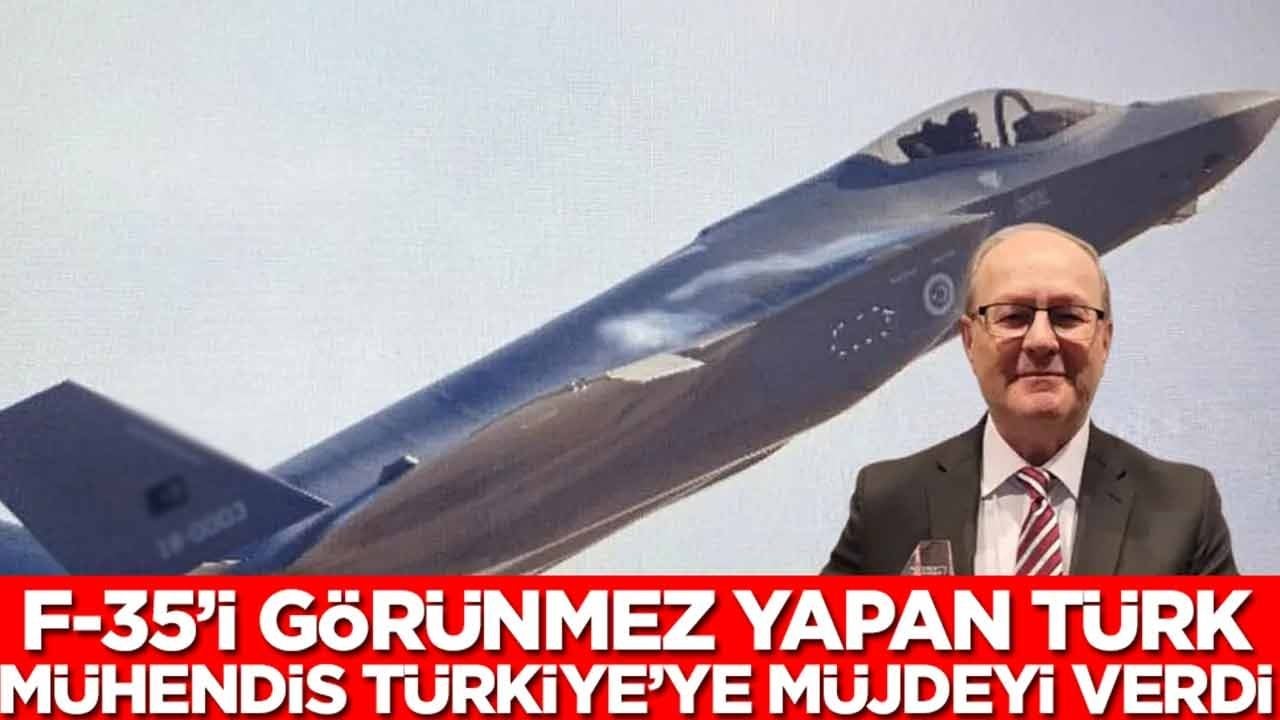 F-35'i görünmez yapan Türk mühendisi Ergün Kırlıkovalı Türkiye'ye müjdeyi verdi