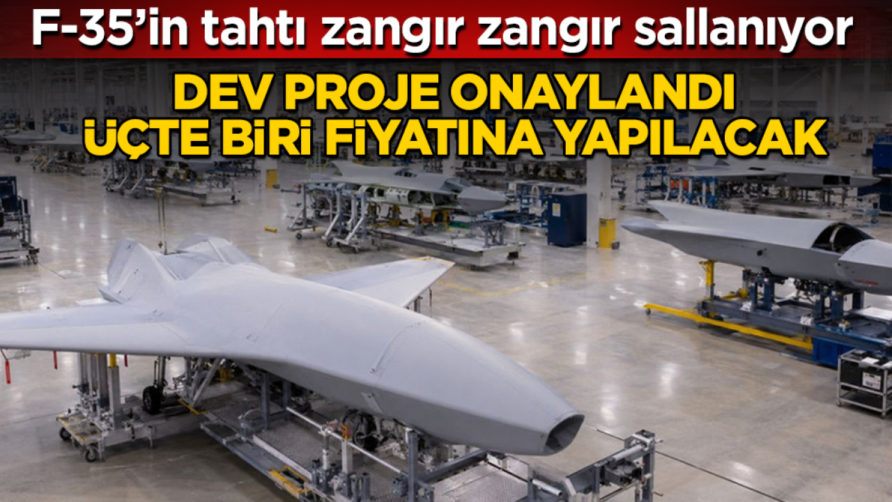 F-35’in tahtı zangır zangır sallanıyor: Dev proje onaylandı, üçte biri fiyatına yapılacak