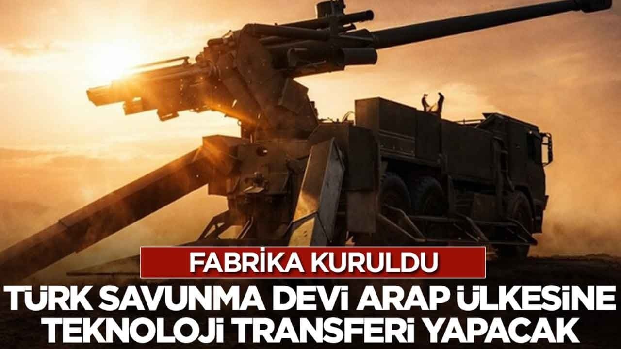 Fabrika kuruldu: Türk savunma devi Arap ülkesine teknoloji transferi yapacak
