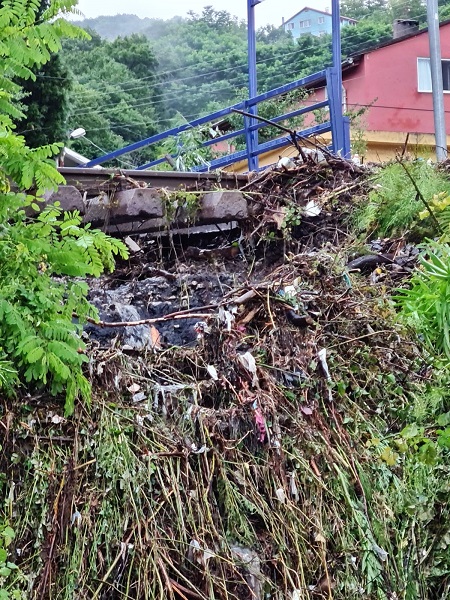Foto - Facianın eşiğinden dönüldü! Tren yolu bu hale geldi