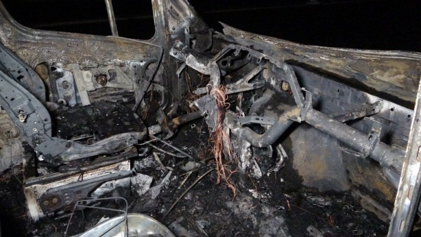 Foto - Faciaya kıl payı! Seyir halindeyken bomba gibi patladı