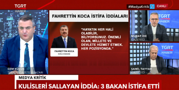 Foto - 'Fahrettin Koca görevden ayrılacak' diyen Cem Küçük, yerine gelecek ismi açıkladı: Olağanüstü bir şey olmazsa...