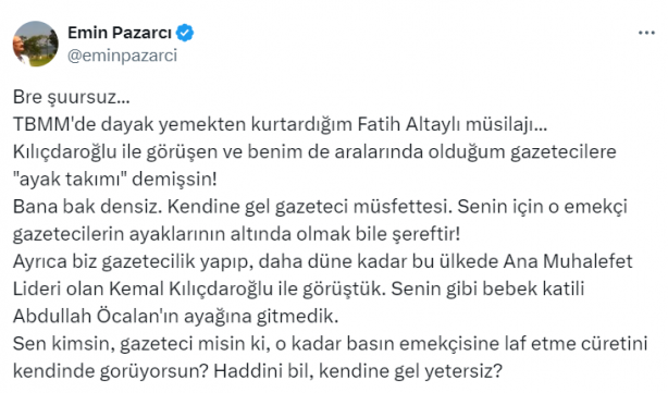 Foto - Fatih Altaylı yanlış kişiye bulaştı! Eski defterleri açtı: Seni TBMM’de dayak yemekten kurtardım