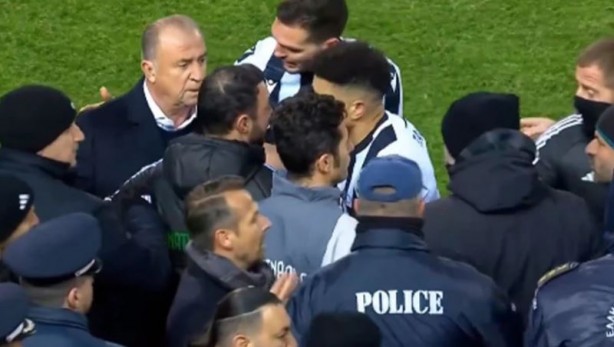 Fatih Terim ve Lucescu'nun oğlu karşı karşıya geldi! Polis ayırdı
